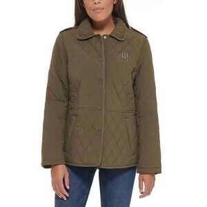 NWOT Tommy Hilfiger Women’s Quilted Jacket, Juniper Green, Size Medium
